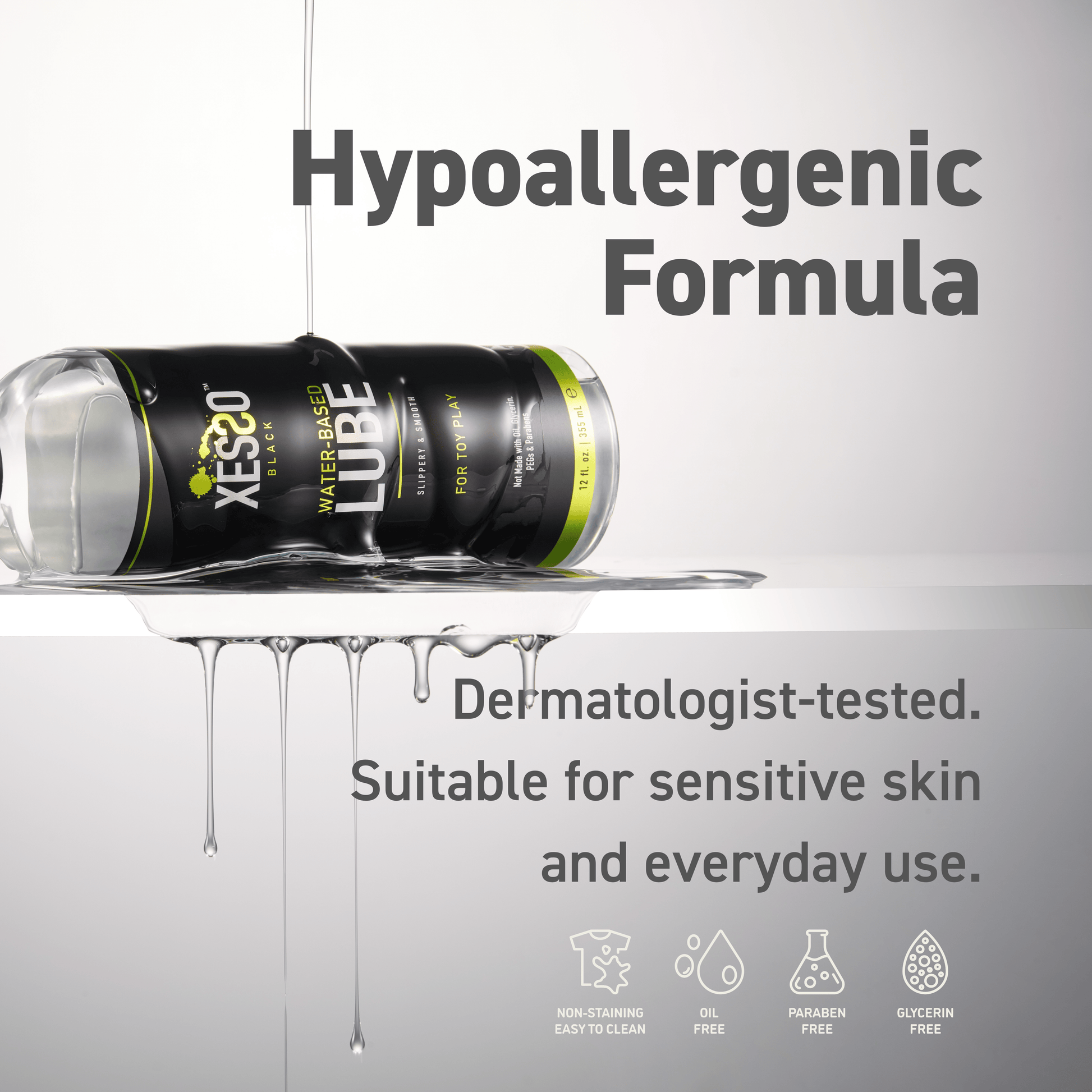 XESSO Lube & More Waterbased Lube XESSO Water-based Lube for Toy Play 12 fl. oz.